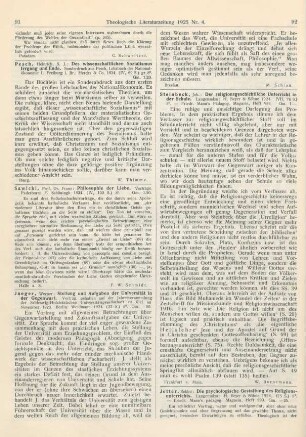 92 [Rezension] Steinbeck, Johannes, Der religionsgeschichtliche Unterricht in der Schule