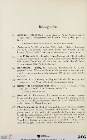 Bibliographie (Nr. 341-383)