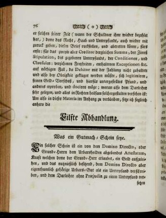 Eilfte Abhandlung - Fünfzehenden Abhandlung
