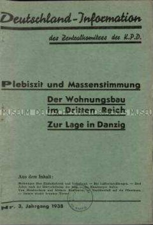 Deutschland-Information Jg. 1938