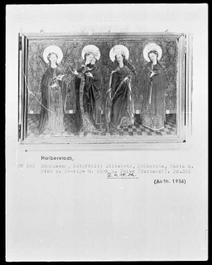 Madonna und die Heiligen Elisabeth, Katharina und Barbara (?)