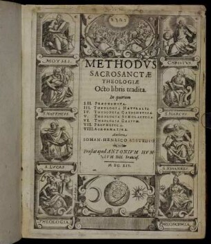 1/2: Methodus Sacrosanctae Theologiae. 1/2