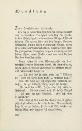 Wandlung