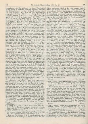 435-436 [Rezension] Sandford, K. S., First Report of the Prehistoric Survey Expedition