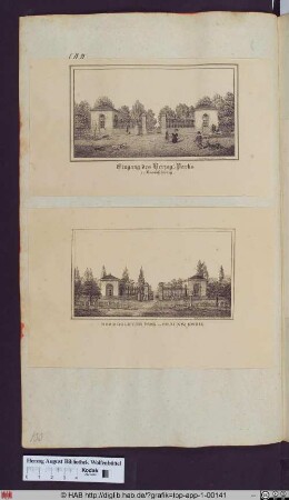 Eingang des Herzogl. Park's zu Braunschweig