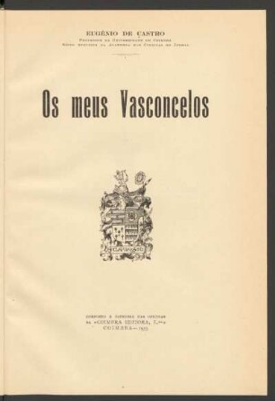 Os meus Vasconcelos