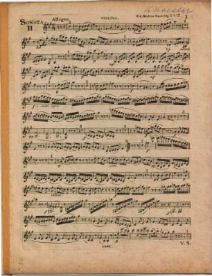 Trois sonates pour le piano forte avec accompt. d'un violon obligé : op. 1, 2