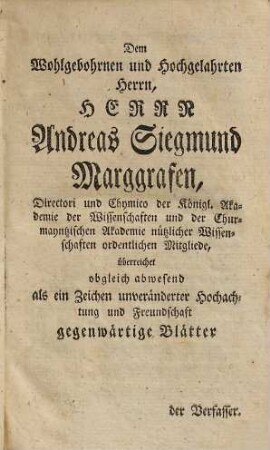 Johann Gottlob Lehmanns ... Physikalisch-chymische Schriften : als eine Fortsetzung der Probier-Kunst