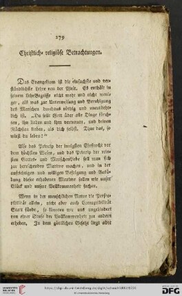 Christlich-religiöse Betrachtungen