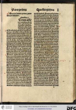 Operis huius prima pars incipit feliciter.