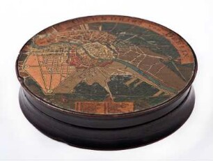 Tabatiere mit Grundriss von Berlin