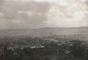 Plauen vom Bärensteinturm aus. Blick über die Stadt