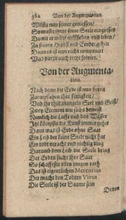 Von der Augmentation