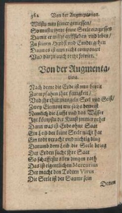 Von der Augmentation