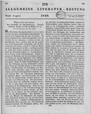 Kellner, G.: Zur Geschichte des Physiokratismus. Quesnay. Gournay. Turgot. Göttingen: Dieterich 1847 (Fortsetzung von Nr. 172)