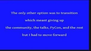 Farewell and Welcome Home: Python in Two Genders