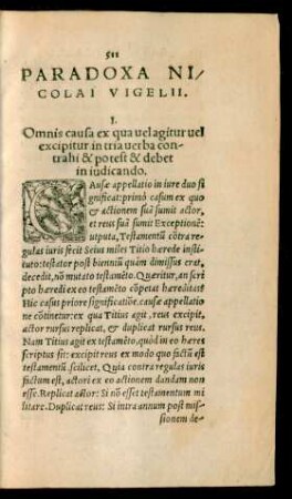 Paradoxa Nicolai Vigelii.