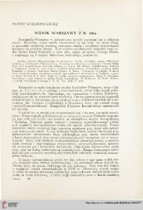 6: Widok Warszawy z r. 1662
