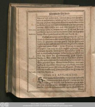 Usus Et Applicatio.