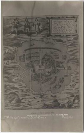 Plan of ancient City of Mexiko