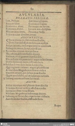 Aulularia