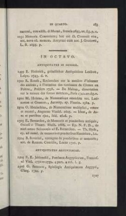 183-191, In Octavo - In Duodecimo