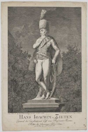 Bildnis des Hans Ioachim v. Zieten