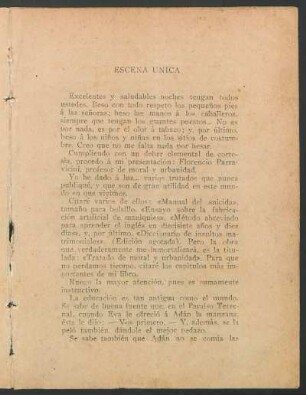 Escena única