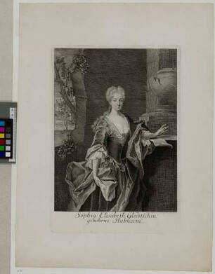 Sophia Elisabeth Gleditschin gebohrne Hübnerin