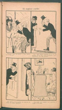 El esposo cortés - [Cómic]