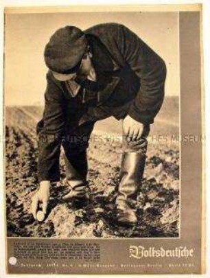 Halbmonatszeitschrift "Der Volksdeutsche" u.a. zu den Beziehungen zwischen Österreich und dem Deutschen Reich