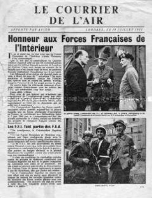 Illustriertes Nachrichtenblatt der Alliierten für die Bevölkerung im besetzten Frankreich