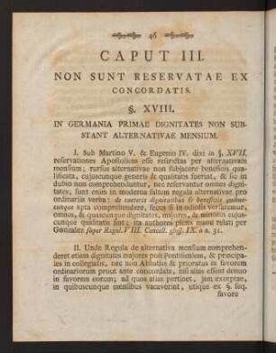 46-65, Caput III. Etiam non Reservatae ex concordatis.