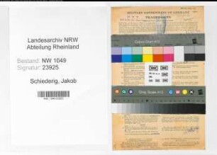 Entnazifizierung Jakob Schiederig , geb. 22.03.1902 (Postbeamter)