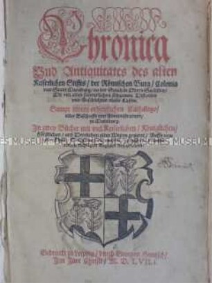 Chronik von Stift und Stadt Merseburg