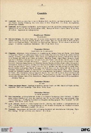Gemälde, Textilien, Gobelins und Teppiche (Nr. 437-620)