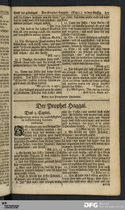 Der Prophet Haggai.
