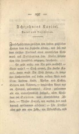 Achtzehntes Kapitel. Karol und Desiderius
