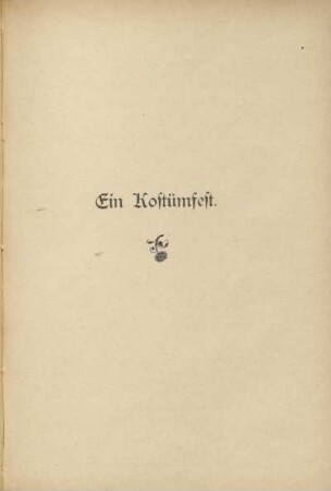 Ein Kostümfest