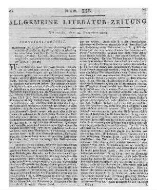 Wiedemann, C. R. W.: Unterricht für Hebammen. Braunschweig: Schulbuchhandlung 1802