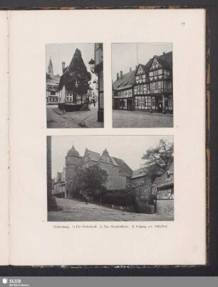 Quedlinburg. Aufgang zum Schloßhof