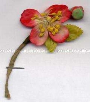 Deutsches Rotes Kreuz, Heckenrose, Spendenabzeichen, zugunsten des Kriegswinterhilfswerks 1941