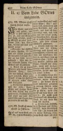 490-522, Vom Lobe Gottes insgemein