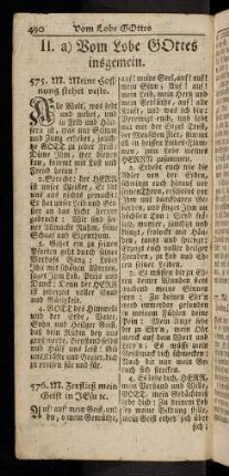 490-522, Vom Lobe Gottes insgemein