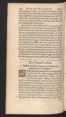 En l'Année 1626.