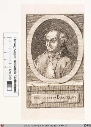 Bildnis Paracelsus (eig. Theophrastus von Hohenheim)