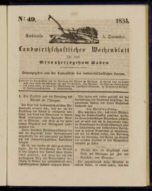 No 49. 5. December. 1834