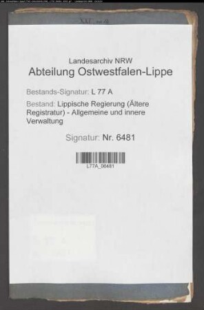 Abschoß gegen das Herzogtum Sachsen-Meiningen