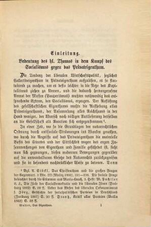 Das Eigenthum nach der Lehre des hl. Thomas von Aquin und des Socialismus : gekrönte Preisschrift