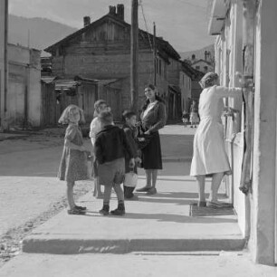 Kinder unterwegs in Bansko